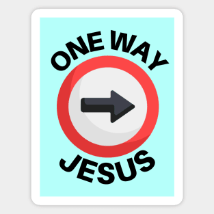 One Way Jesus | Christian Magnet